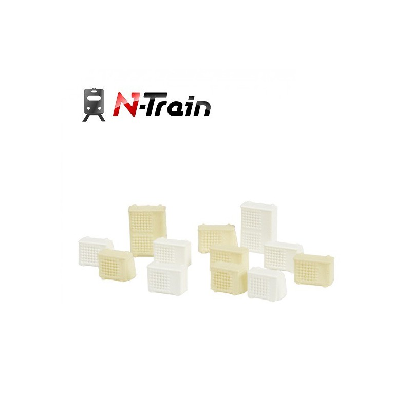 Set de 12 aparatos de aire acondicionado 212.64 N-TRAIN Escala N