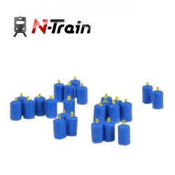 Set de 24 bombonas de butano azules 212.60 N-TRAIN Escala N