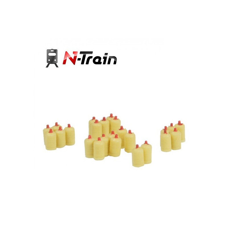 Set de 24 bombonas de propano 212.61 N-TRAIN Escala N