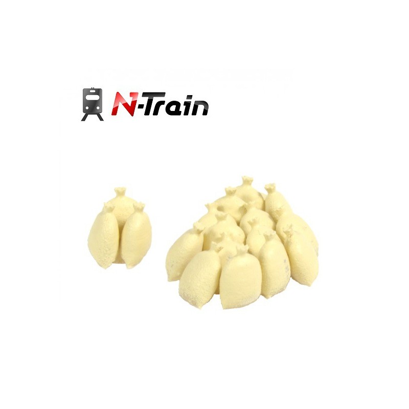 Set de 18 sacos de arpillera 212.51 N-Train Escala N