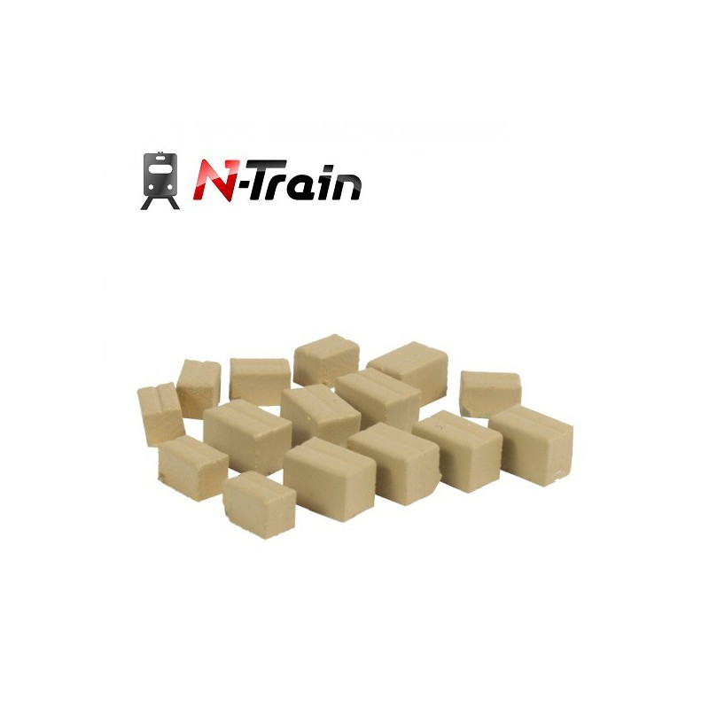 Set de 16 cajas de carton 212.52 N-Train Escala N