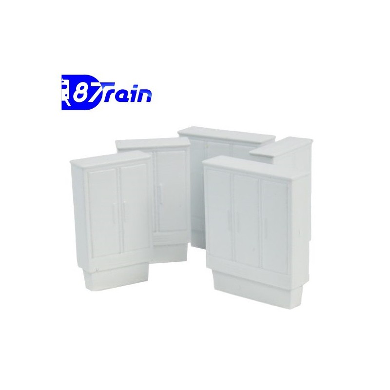 Set de 5 armarios electricos 222.36 87TRAIN Escala H0