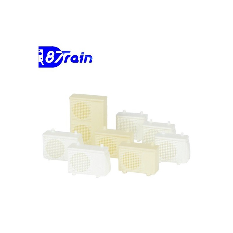 Set de 8 aparatos de aire acondicionado 222.38 87TRAIN Escala H0