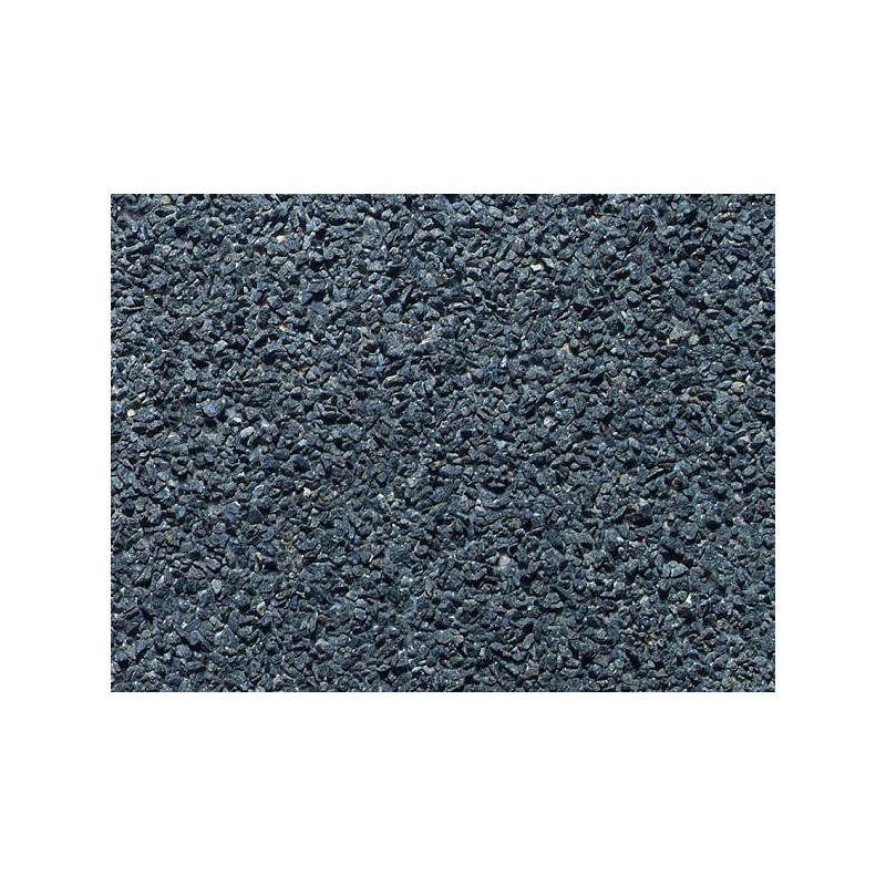 Balasto basalto gris oscuro grano medio 250 gr. 09365 NOCH para escala H0