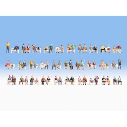 Mega set figuras sentadas economicas 37071 NOCH Escala N