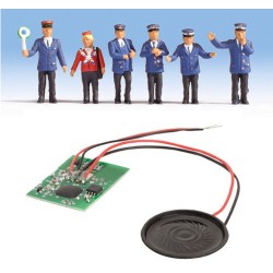 Set en el anden con modulo de sonido 12950 NOCH Escala N