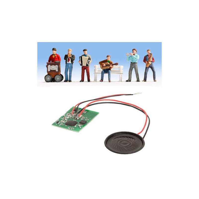 Set musicos ambulantes con modulo de sonido 12955 NOCH Escala N