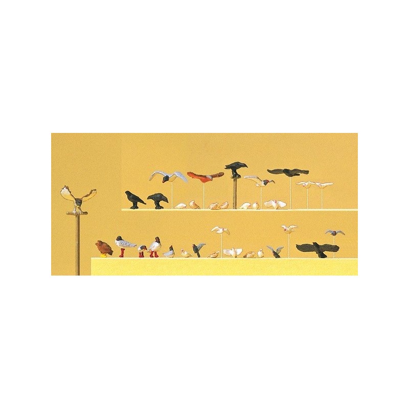 Pajaros y aves 10169 PREISER Escala H0