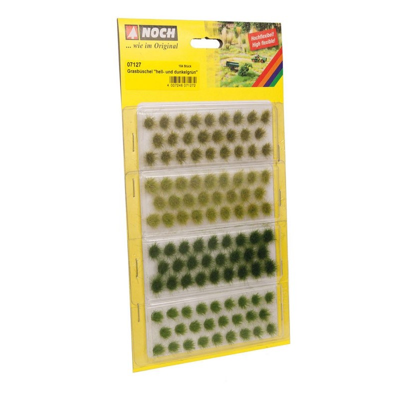 Matojos de hierbas de 6mm verde claro y oscuro 104 pzs. 07127 NOCH