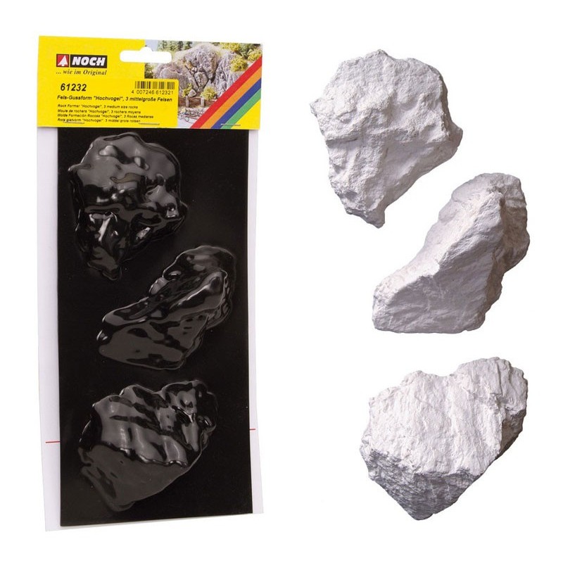 Molde para crear rocas (modelo Alpspitze) 61231 NOCH