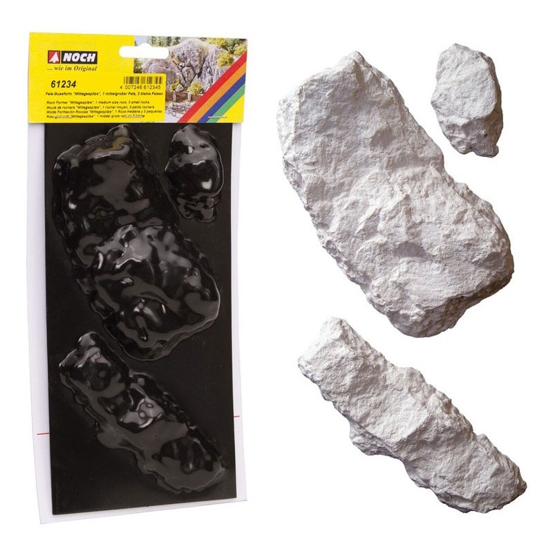 Molde para crear rocas (modelo Mittagsspitze) 61234 NOCH