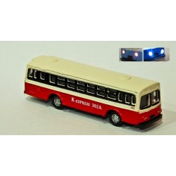 Autobus con LUZ rojo city B LZ04 MDT Escala N