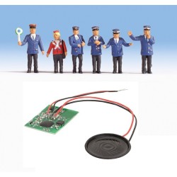 Set en el anden con modulo de sonido 12800 NOCH Escala H0