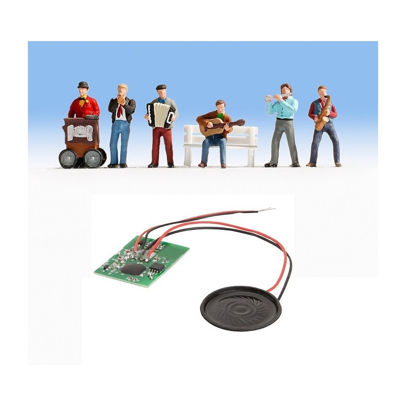 Set musicos ambulantes con modulo de sonido 12820 NOCH Escala H0