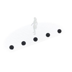 Pilonas bola, 24 unidades 212.71 N-TRAIN Escala N