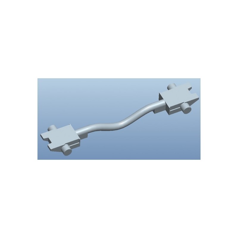 Set 10 Enganches Barra Manguera 13,9mm N83039 MFTrain Escala N