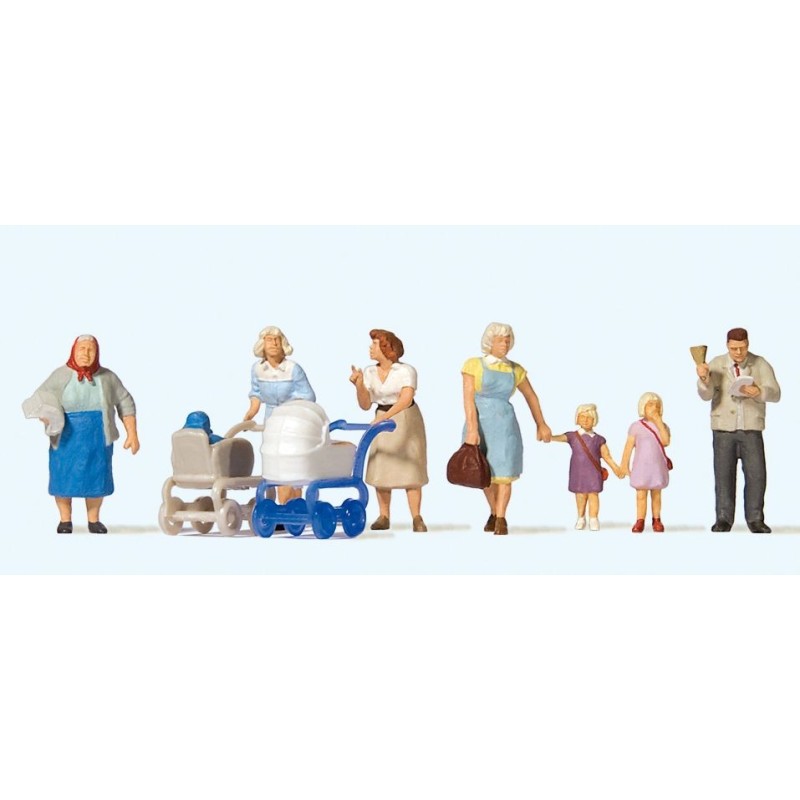 En la calle 10711 PREISER Escala H0