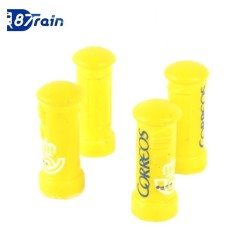 4 buzones de CORREOS epoca IV 222.87 87TRAIN Escala H0