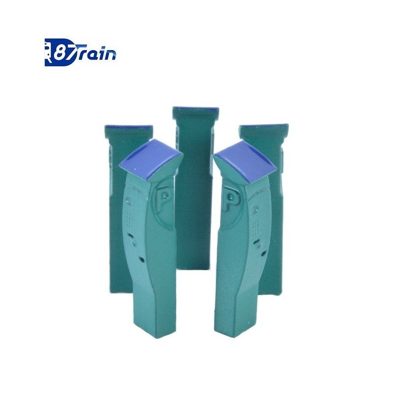 5 parquimetros verdes 222.81 87TRAIN Escala H0