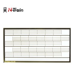 Valla tipo 2 de latón 50cm 212.05 N-TRAIN Escala N