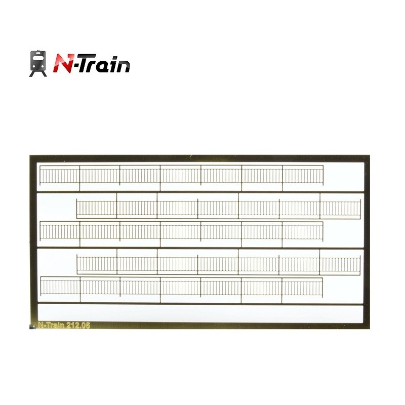 Valla tipo 2 de latón 50cm 212.05 N-TRAIN Escala N