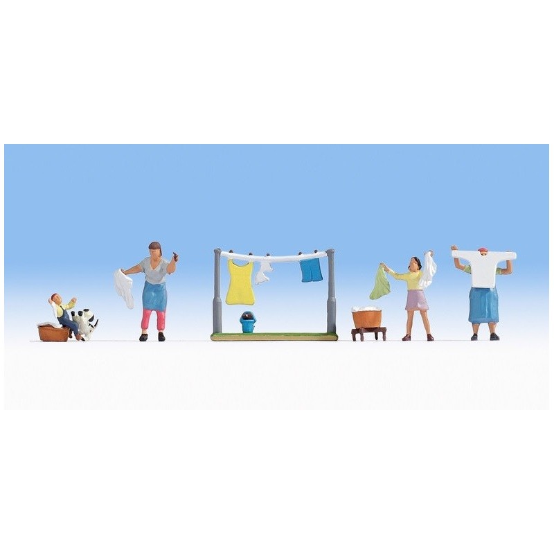 Lavando ropa 15595 NOCH Escala H0