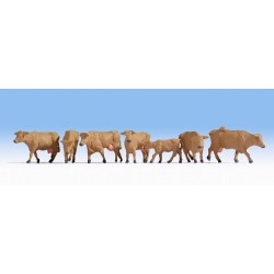 Vacas marrones 15727 NOCH Escala H0