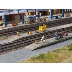 Plataforma de anden 89.5 x 2.8 x 0.6 cm, 43558 VOLLMER Escala H0