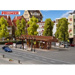 Estación de autobuses con 2 andenes adicionales 47580 Vollmer Escala N