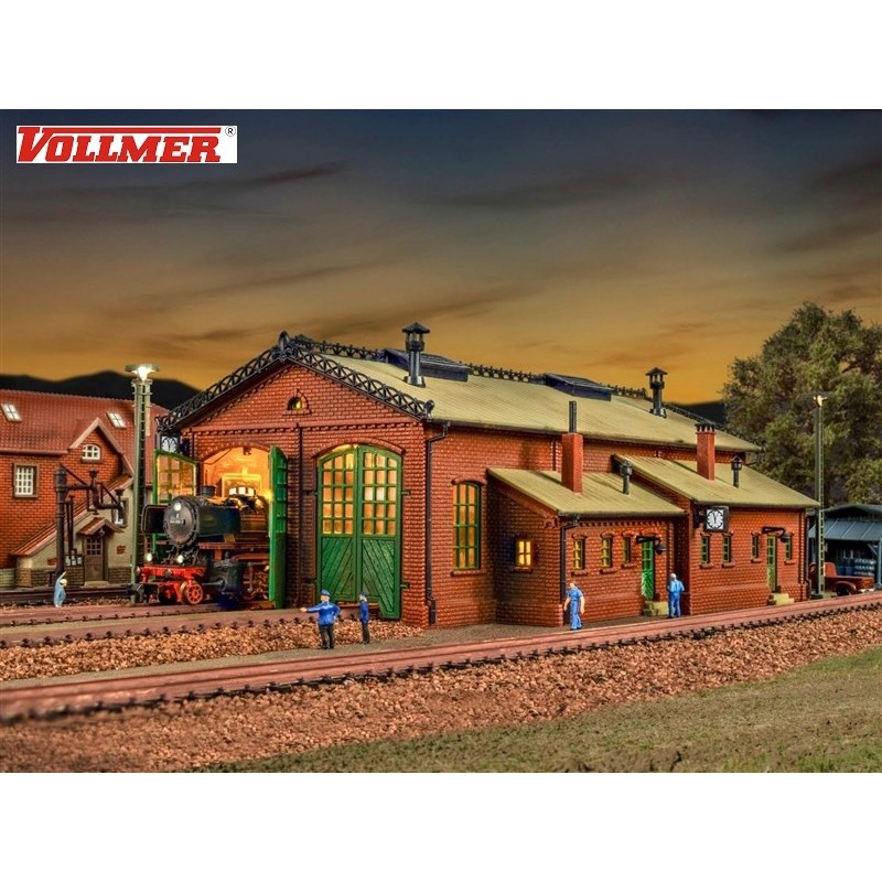 Alojamiento para 2 locomotoras 47608 Vollmer Escala N