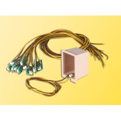 10 placas SMD blanco cálido para sistema iluminación edificios 6006 Viessmann