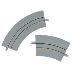 4 curvas (2 x 90º y 2 x 60º) radio 103, 971795 Tomytec Escala N