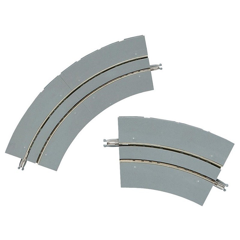 4 curvas (2 x 90º y 2 x 60º) radio 103, 971795 Tomytec Escala N