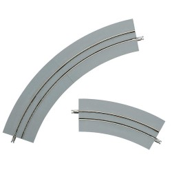 4 curvas (2 x 60º y 2 x 30º) radio 177, 971797 Tomytec Escala N