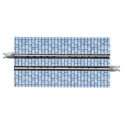4 rectas de vías para tranvía, adoquinadas 971794 Tomytec Escala N