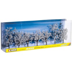 7 Arboles invernales de 8 a 10 cm 25075 NOCH