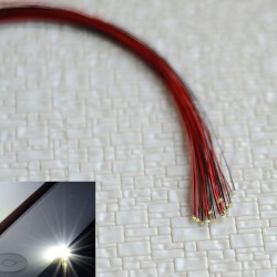 Micro SMD blanco frio de 0,28mm y micro cable ya instalado Z0402-A MDT