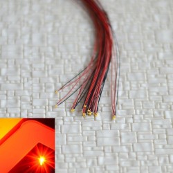 Micro SMD rojo de 0,28mm y micro cable ya instalado Z0402-C MDT