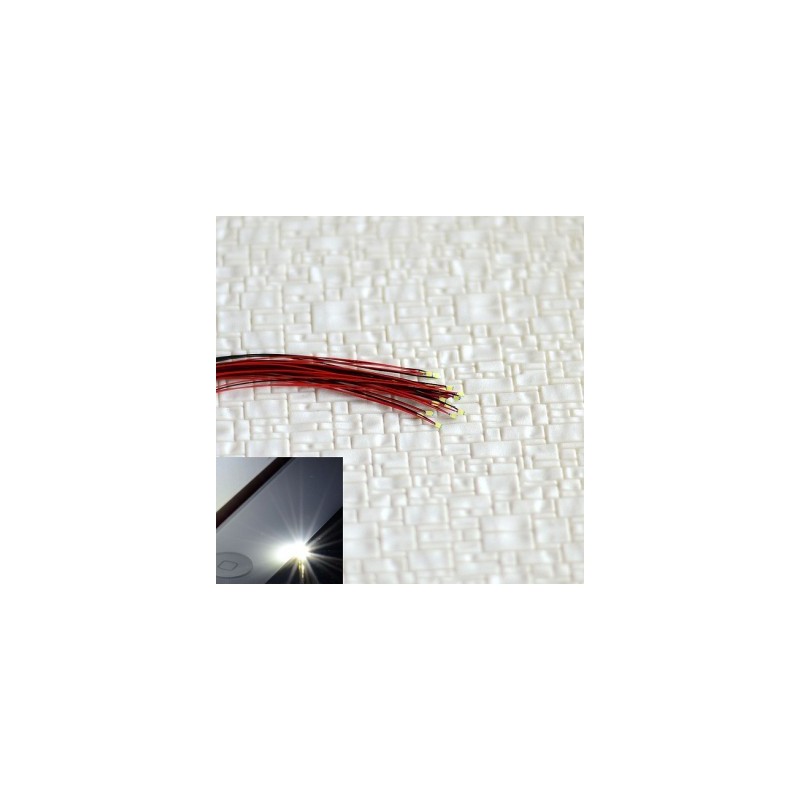 Micro SMD blanco frio de 0,98mm y micro cable ya instalado Z0603-A MDT 