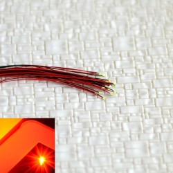 Micro SMD rojo de 0,98mm y micro cable ya instalado Z0603-C MDT