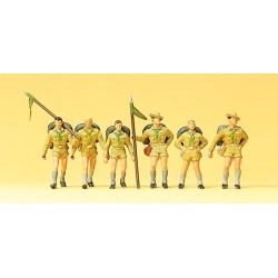 Grupo de Boy Scout 10260 PREISER Escala H0