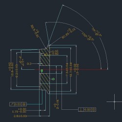 Eje para vagón universal aislado a un lado E010 MDT Escala H0