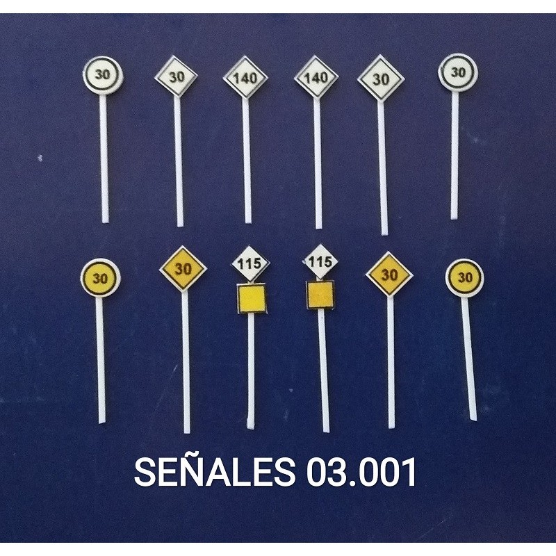 Lote de señales Nº3.1 RENFE S93 MDT Escala N