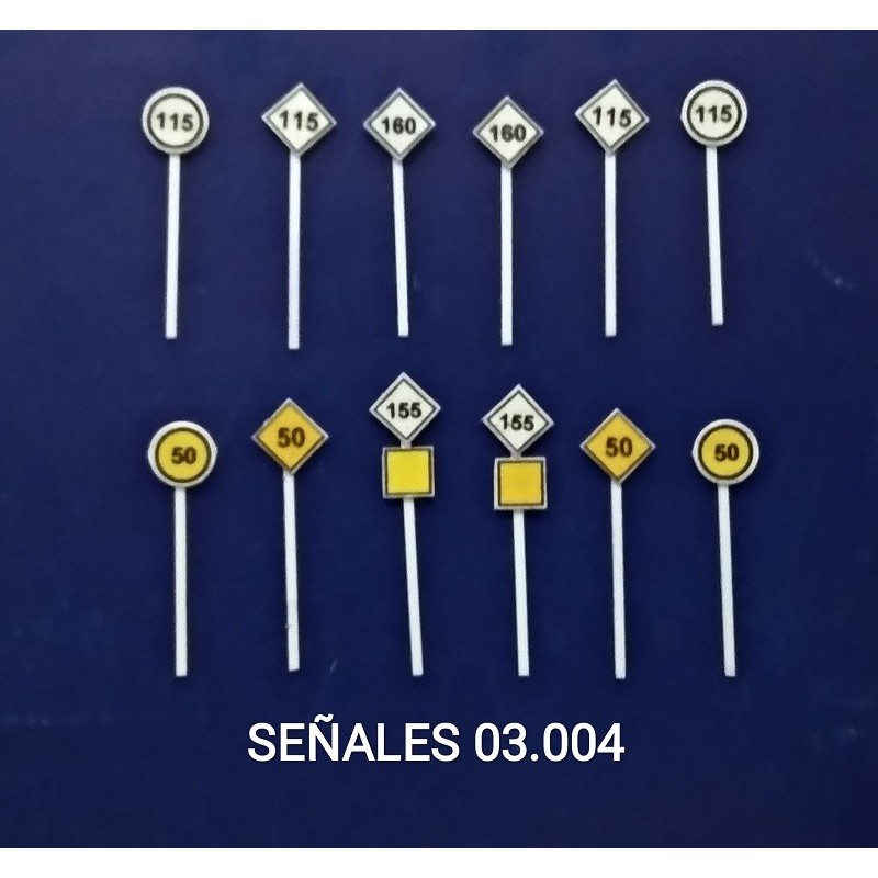 Lote de señales Nº3.4 RENFE S96 MDT Escala N