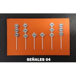 Lote de señales Nº4 RENFE S99 MDT Escala N