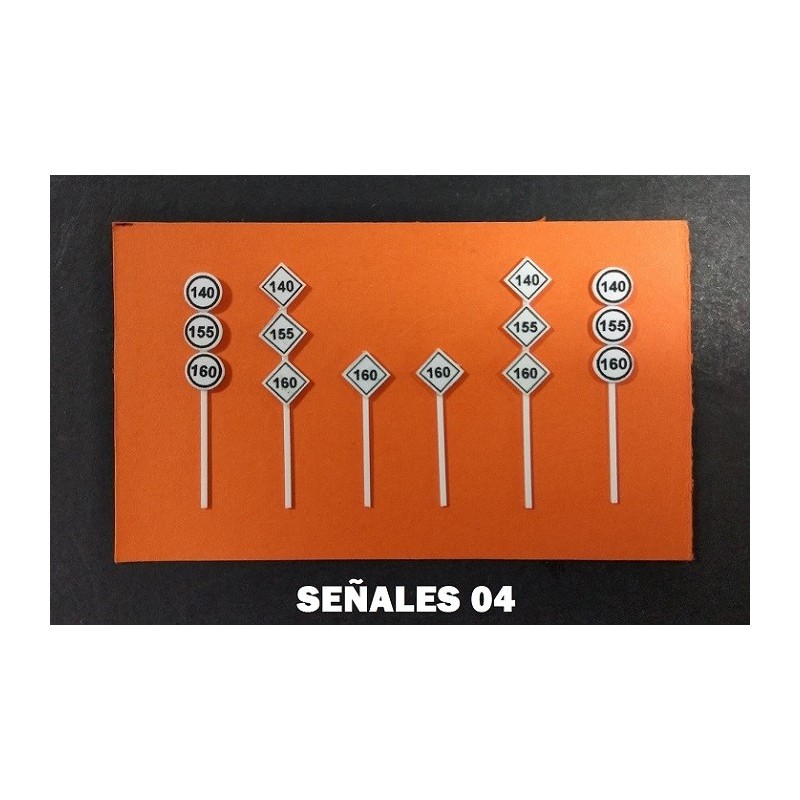 Lote de señales Nº4 RENFE S99 MDT Escala N