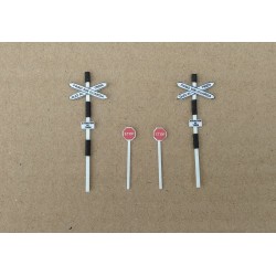 Lote de señales Nº5 RENFE S100 MDT Escala N