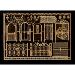 Puertas metálicas para parques, palacios.... 9153 Aneste Escala N