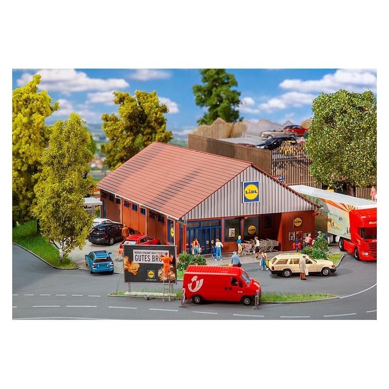 Supermercado Lidl 130615 Faller Escala H0