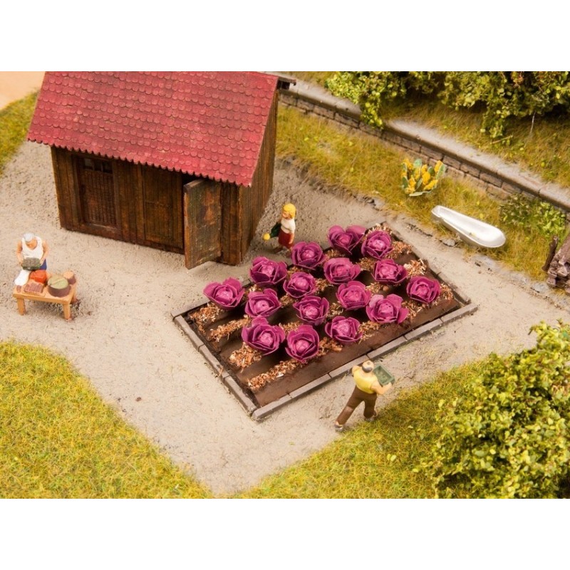 Col roja, 16 plantas, 3 x 6 cm 13218 NOCH Escala H0